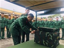 Chu đáo từ những ngày đầu chiến sĩ mới về đơn vị